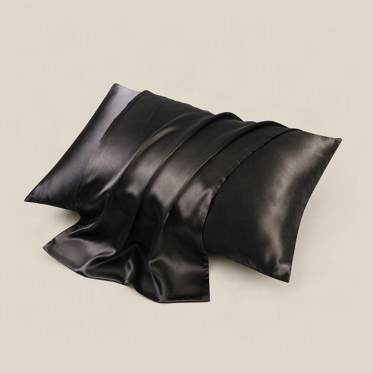 Black mulberry silk pillowcase