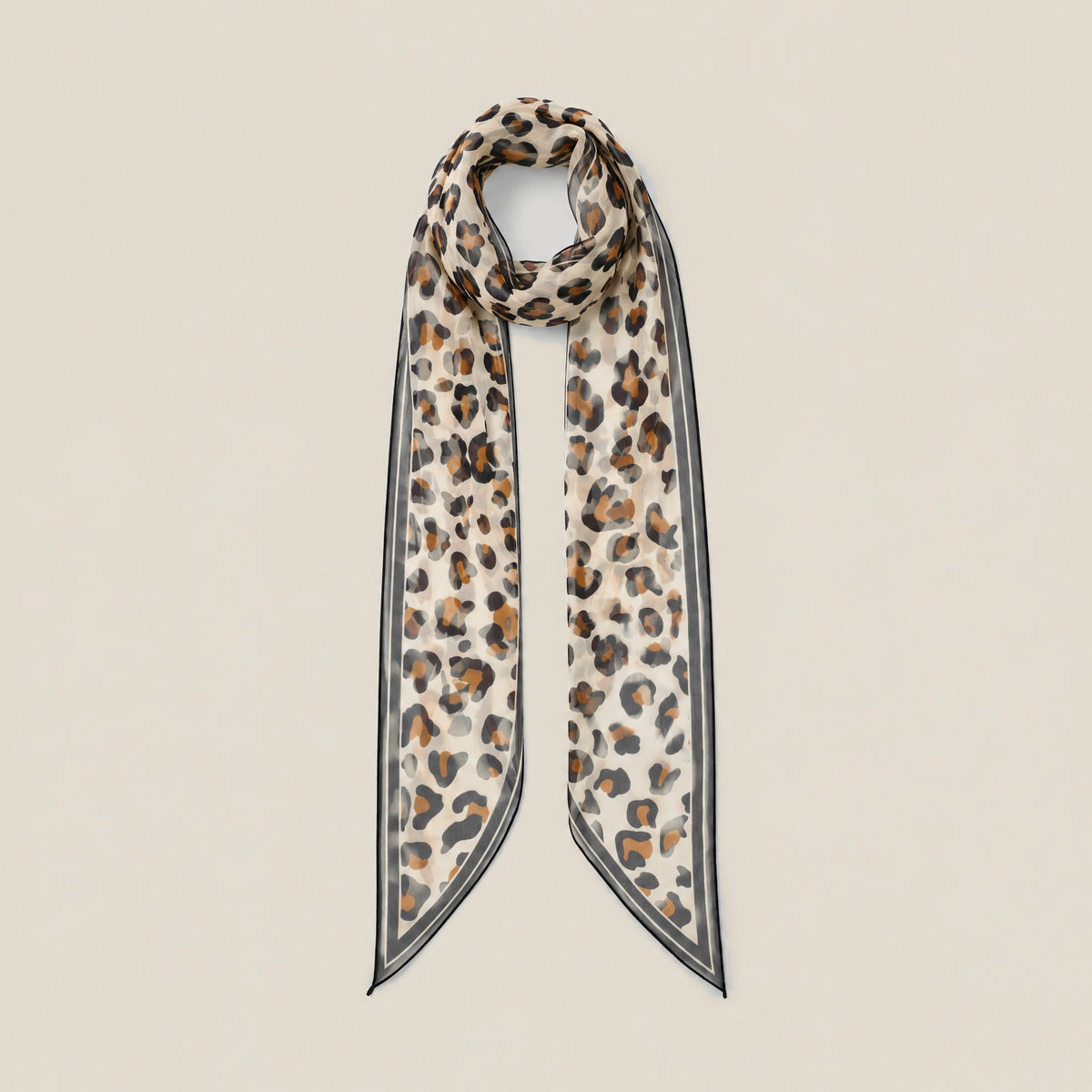 Wilderness Gold mulberry silk scarf